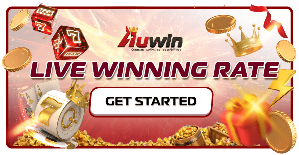 Live winning rate tracking banner at AuWin Australia