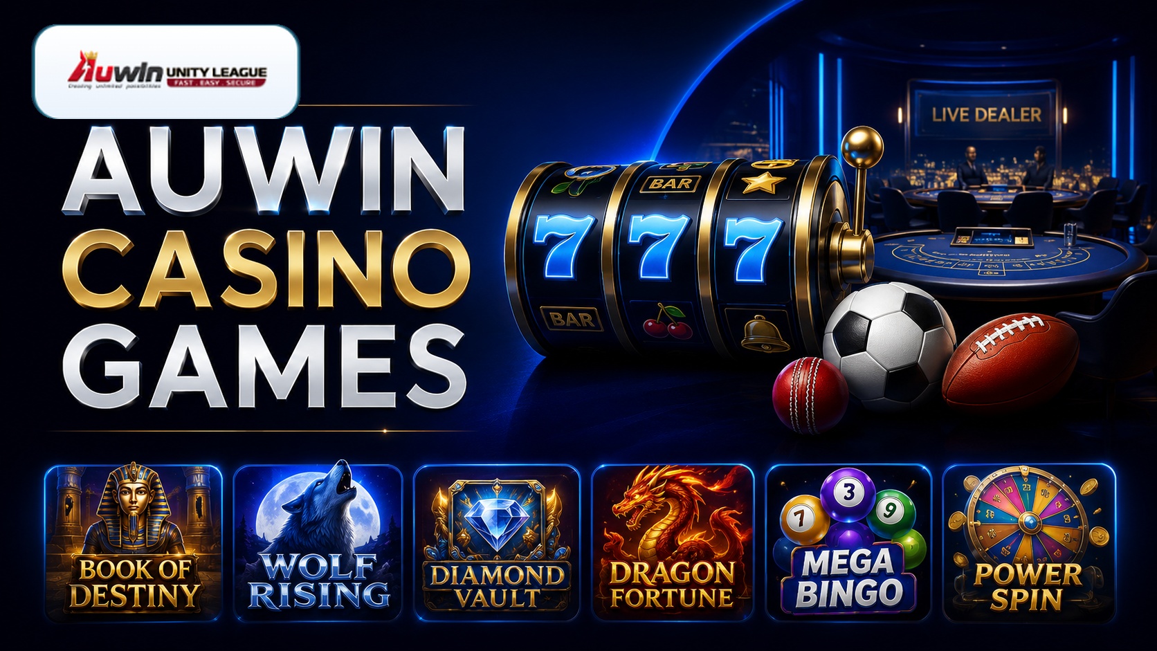 AUWin Casino games